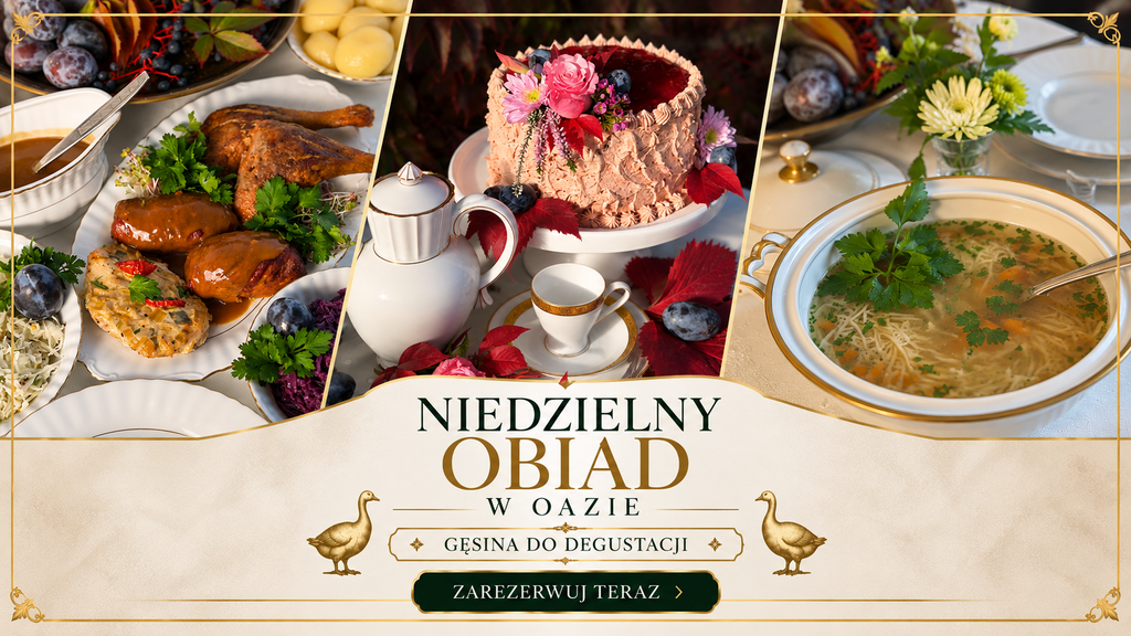 Niedzielny obiad w Oazie (Wielowieś)